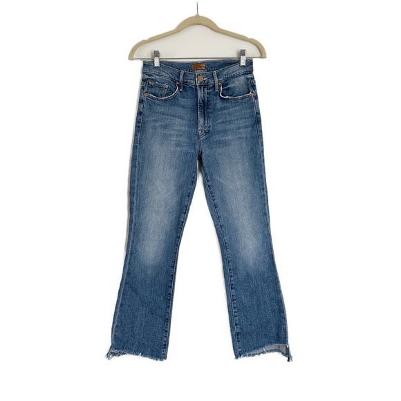 Mother Jeans The Insider Crop Step Fray in Scenic Route Size 26 - Picture 4 of 5
